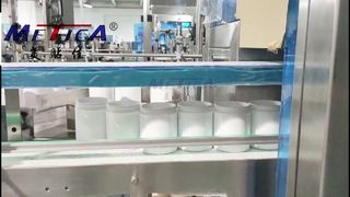 우유 및 알부민용 분말 충진 캡핑 라벨링 기계