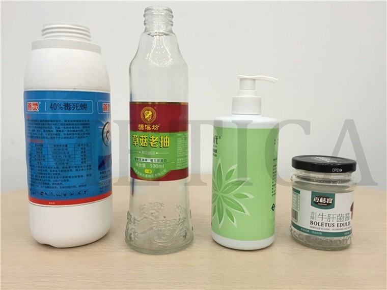 Semi automatic sticker round bottle labeling machine 100-1000BPH